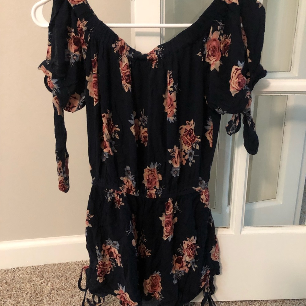 Off shoulder summer romper